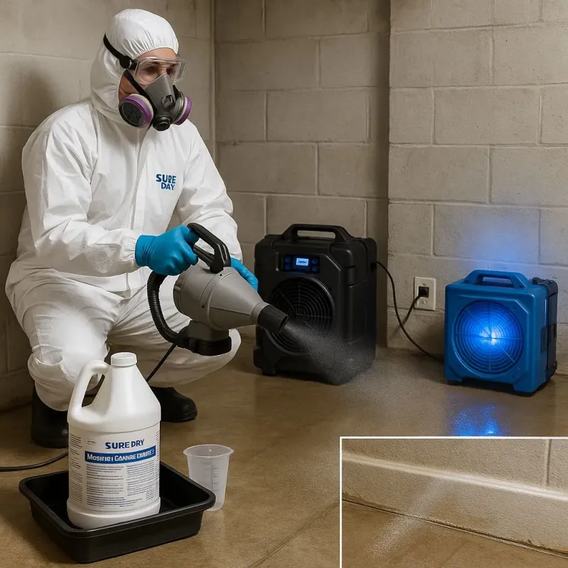 Sanitization and Odor Removal process in Rocky Mount, VA